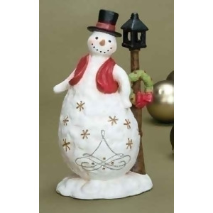 'Tis the Season Battery Operated Led Lighted Snowman Christmas Figure 11 - All