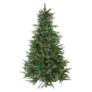 7' Pre-Lit Grantwood Pine Artificial Christmas Tree Multi Lights - All