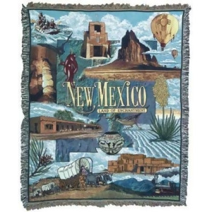New Mexico Land of Enchantment Tapestry Throw Blanket 50 x 60 - All