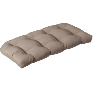 Outdoor Patio Furniture Wicker Loveseat Cushion Cosmic Beige - All