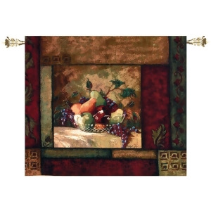 Classics Revised Bowl of Fruit Cotton Wall Art Hanging Tapestry 35 x 42 - All