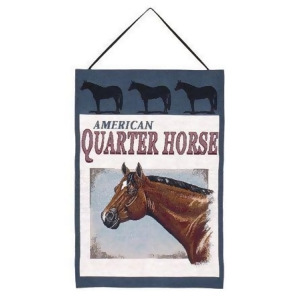 American Quarter Horse Wall Hanging Tapaestry 17 x 26 - All