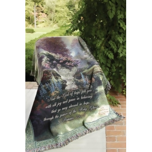 The Garden of Hope Inspirational Bible Verse Tapestry Throw Blanket 50 x 60 - All