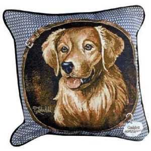 Golden Retriever Dog Animal Decorative Throw Pillow 17 x 17 - All