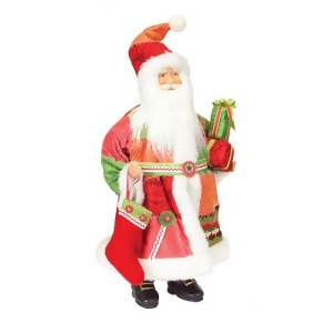 20 Patchwork Santa Claus Decorative Christmas Table Top Figure - All