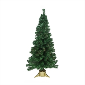 4' Pre-Lit Color Changing Fiber Optic Artificial Christmas Tree Multi Lights - All