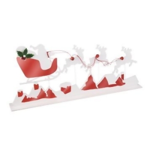 31 Reindeer and Sleigh Silhouette Table Top Christmas Decoration - All