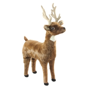 38 Soft Plush Standing Reindeer Stuffed Footrest Ottoman - All