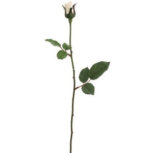 Club Pack of 48 Artificial Single Vanilla Rose Bud Silk Flower Sprays 23 - All