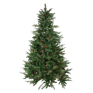 9' Pre-Lit Grantwood Pine Artificial Christmas Tree Multi Lights - All