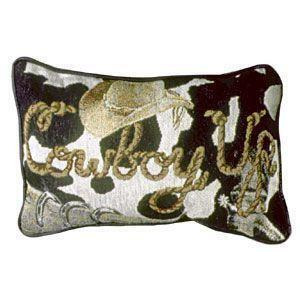Set of 2 Cowboy Up Decorative Throw Pillows 9 x 12 - All