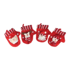 10-Piece Red Classics Christmas Stocking and Novelty Gift Bag Set - All