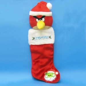 23 Angry Birds Red Bird Plush Head Christmas Stocking - All