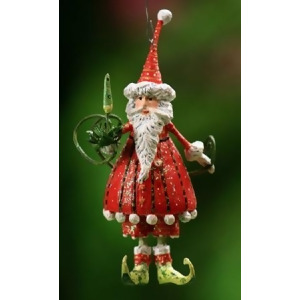 11 Patience Brewster Krinkles Dashing Santa Christmas Figure - All