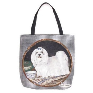 Maltese Dog Decorative Shopping Tote Bag 17 x 17 - All