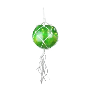 14.4 Lighted Roped Green Ball Outdoor Christmas Decoration Clear Lights - All
