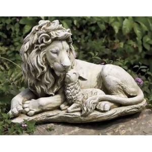 20 Joseph's Studio Lion and Lamb Outdoor Garden Statue - All