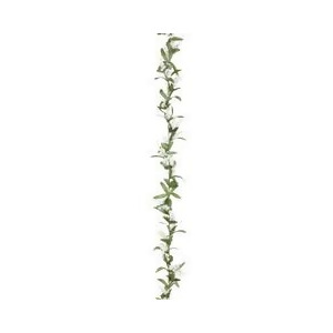 Club Pack of 12 Artificial White Lily of the Valley Silk Flower Garlands 6' - All