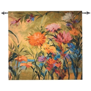 Martha's Choice Multi-Color Flowers Cotton Wall Art Hanging Tapestry 53 x 56 - All