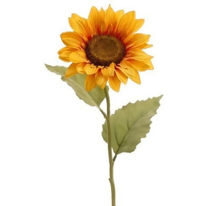 Pack of 12 Yellow Sunflower Artificial Floral Craft Sprays 25 - All