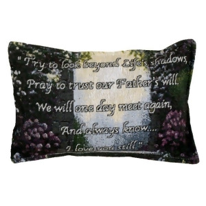 Set of 2 Religious Home In Heaven Decorative Tapestry Throw Pillows 12 - All