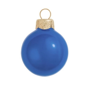 40Ct Pearl Delft Blue Glass Ball Christmas Ornaments 1.25 30mm - All