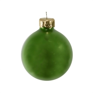 40Ct Pearl Soft Green Glass Ball Christmas Ornaments 1.5 40mm - All