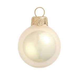 40Ct Pearl Champagne Gold Glass Ball Christmas Ornaments 1.5 40mm - All
