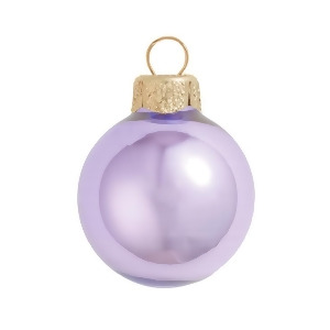 40Ct Pearl Lavender Purple Glass Ball Christmas Ornaments 1.5 40mm - All