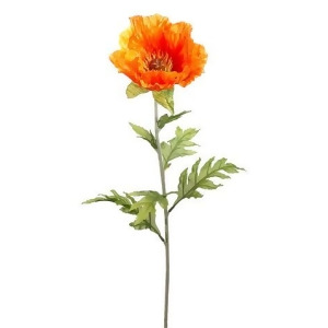 Club Pack of 24 Orange Poppy Flower Artificial Floral Craft Sprays 28 - All