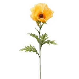 Club Pack of 24 Yellow Poppy Flower Artificial Floral Craft Sprays 28 - All