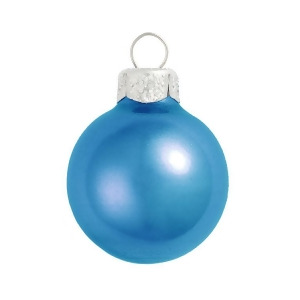 40Ct Metallic Cobalt Blue Glass Ball Christmas Ornaments 1.5 40mm - All