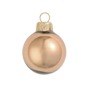 6Ct Shiny Chocolate Brown Glass Ball Christmas Ornaments 4 100mm - All
