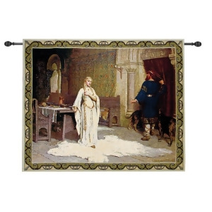 To Protect the Lady Cotton Woven Wall Art Hanging Tapestry 42 x 35 - All