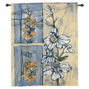 Decorative Wildflower Cotton Woven Wall Art Hanging Tapestry 53 x 53 - All