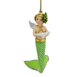 Patience Brewster Krinkles Hand-Painted Tropical Mer-Baby Christmas Ornament - All
