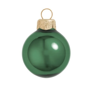 4Ct Shiny Emerald Green Glass Ball Christmas Ornaments 4.75 120mm - All