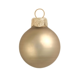 4Ct Matte Gold Glass Ball Christmas Ornaments 4.75 120mm - All