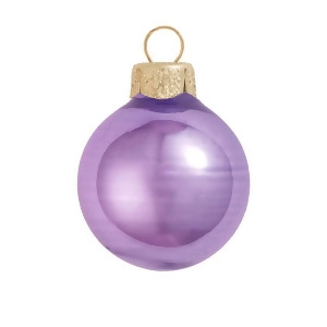 4Ct Shiny Lavender Purple Glass Ball Christmas Ornaments 4.75 120mm - All