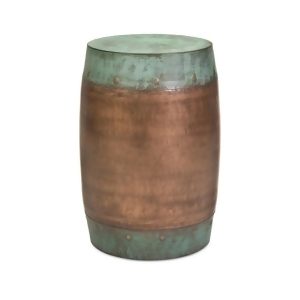 19.25 Hammered Texture Copper-Plated Floor Stool - All