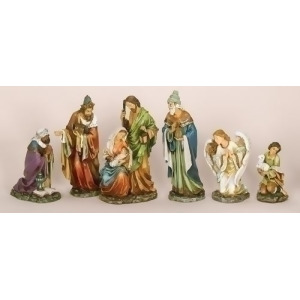 6-Piece Joseph's Studio Religious Hand Crafted Christmas Nativity Figure Set - All