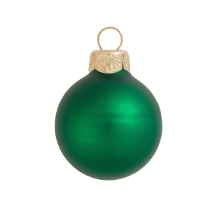 2Ct Matte Green Xmas Glass Ball Christmas Ornaments 6 150mm - All