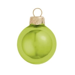 2Ct Shiny Soft Yellow Glass Ball Christmas Ornaments 6 150mm - All
