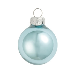 Shiny Baby Blue Glass Ball Christmas Ornament 7 180mm - All