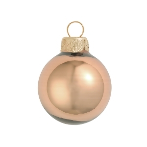 Shiny Chocolate Brown Glass Ball Christmas Ornament 7 180mm - All