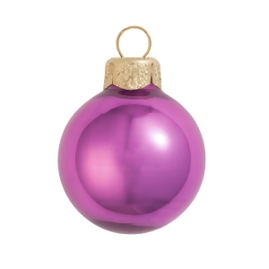 Pearl Dusty Rose Pink Glass Ball Christmas Ornament 7 180mm - All