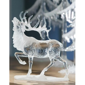 Pack of 4 Icy Crystal Decorative Caribou Figurines 8 - All