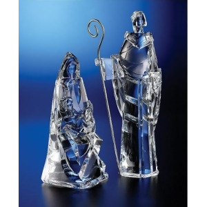 Pack of 2 Icy Crystal Religious Holy Family Christmas Nativity Figurines 12 - All