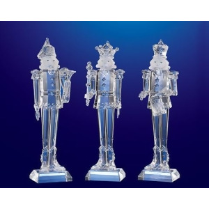 Pack of 6 Icy Crystal Decorative Christmas Nutcrackers 9 - All