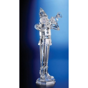 Pack of 2 Icy Crystal Decorative Christmas Nutcracker Trumpeters 18 - All